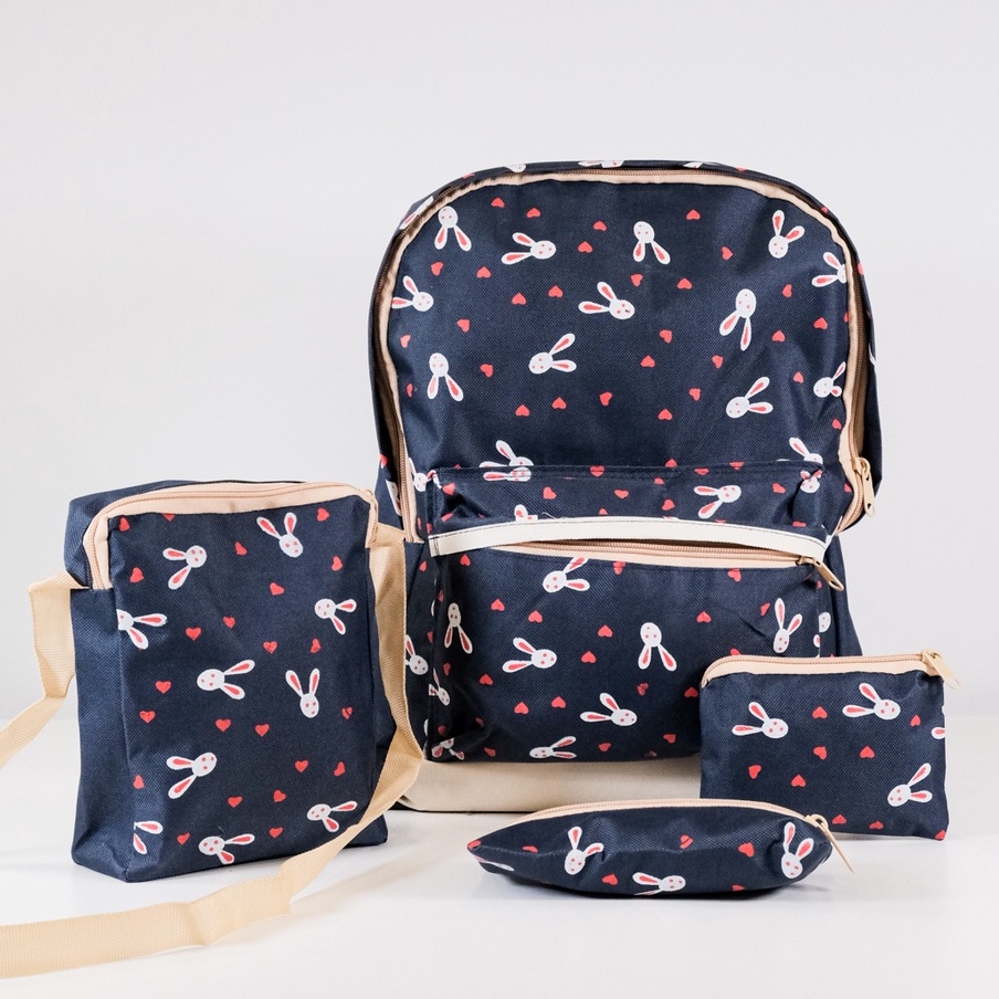 RR TAS BUNNY - Tas Sekolah Anak SD SMP SMA Ransel Backpack Fashion-2