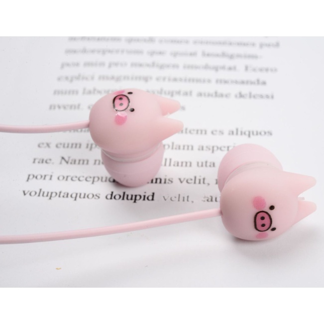 [E-213] Set Earphone PANTAT Hewan / Headset Karakter Animal Butt Lucu / Wadah Earphone Bulat Motif Bokong Animal / Earphone Pantat Kucing Pantat Corgi Pantat Babi