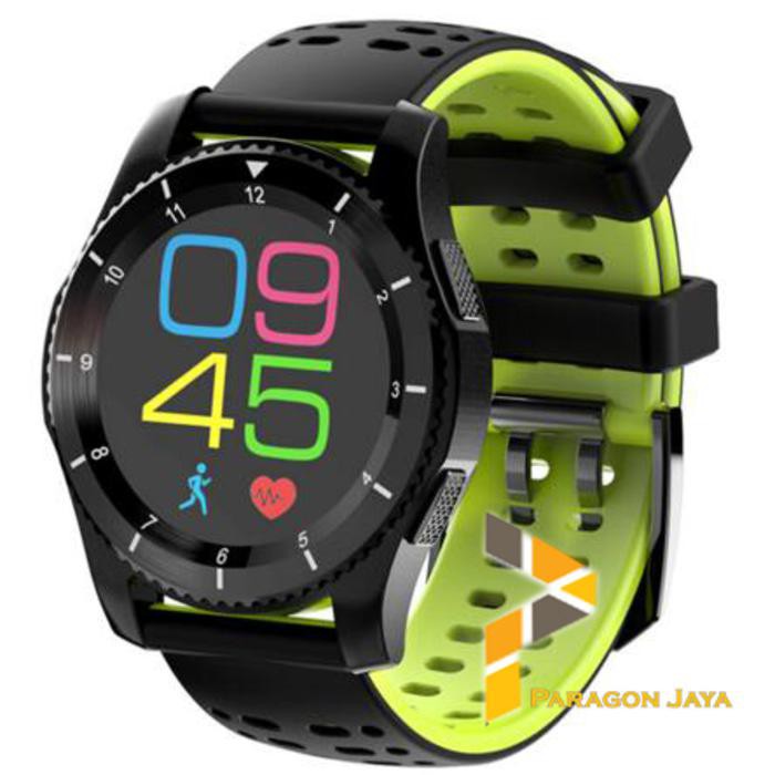 Smart Watch Gs8 - Heart Rate Smartwatch Gs8 Jam Pintar Hijau Sim Card