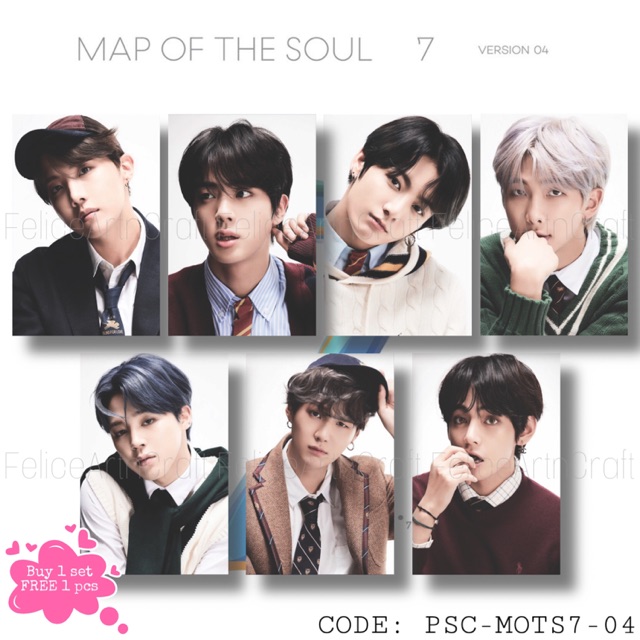 

Post card BTS Map of The Soul : 7 Version 4 [Unofficial]