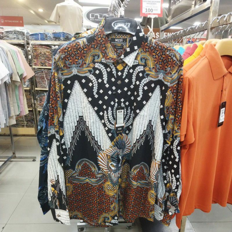 Kemeja pria/M231/sp/Kemeja batik