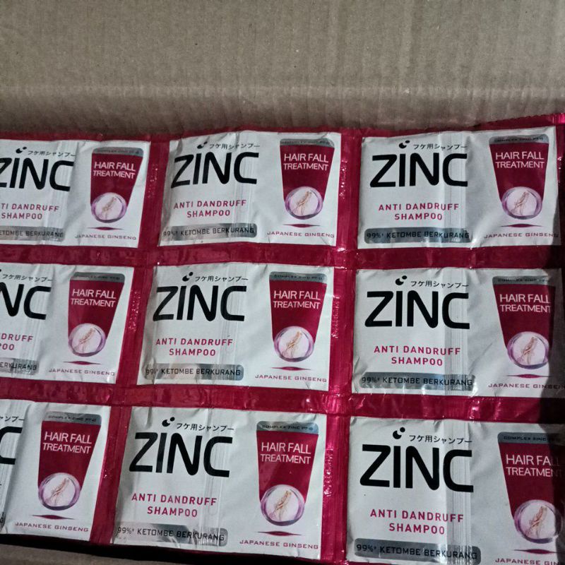 SHAMPOO ZINC RENTENG isi 12 isi 24 sachet