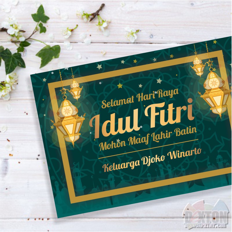 

1 PACK Sticker Stiker Ucapan Lebaran Idul Fitri Custom Nama