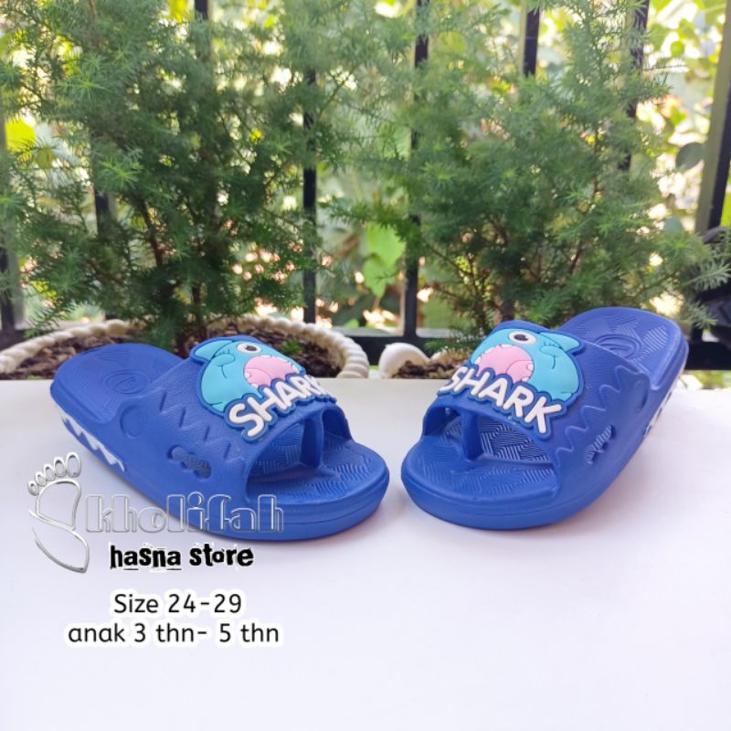 Sandal Anak Hiu Shark Dua Nyawa Jepit Slop Terbaru Dulux 306D-SH