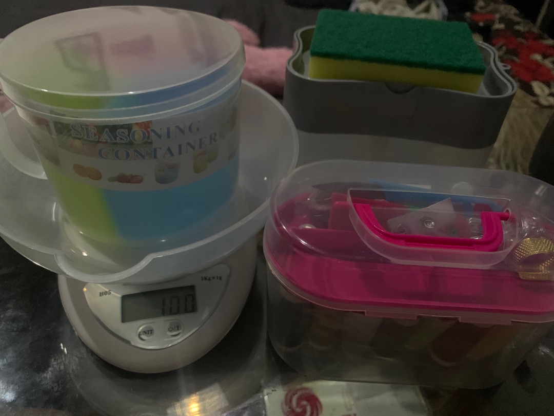 Timbangan Dapur Mangkok Dus Biru Electronic Kitchen Sale