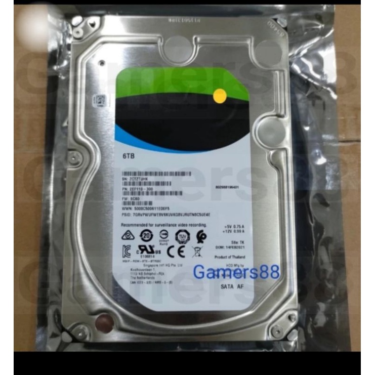 HDD 6TB Hardisk 6TB Harddisk 6TB Cctv Internal Pc 3.5&quot;