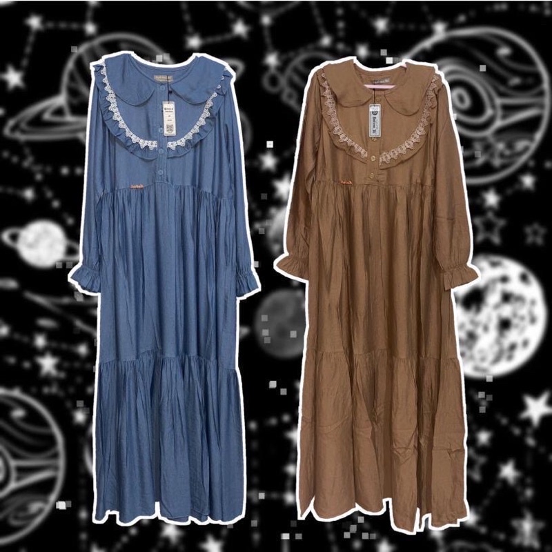 Salvina Dress - Kerut Renda