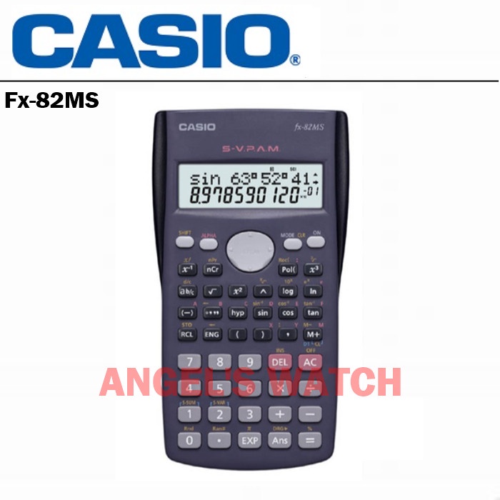 Casio FX-82MS Scientific Calculator Kalulator Ilmiah Sekolah Kuliah