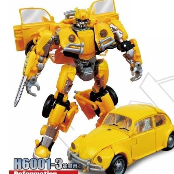 ROBOT TRANSFORMERS BUMBLEBEE MOVIE B-127 VW BEETLE - BMB YELLOW BUG