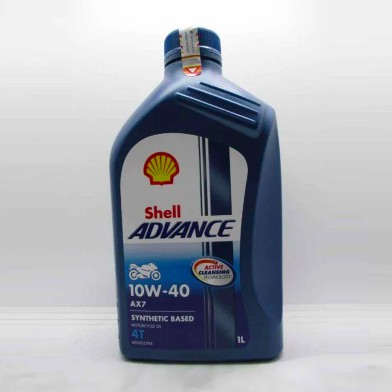 Shell Advance AX7  100% Original - ASLI - Oli Motor
