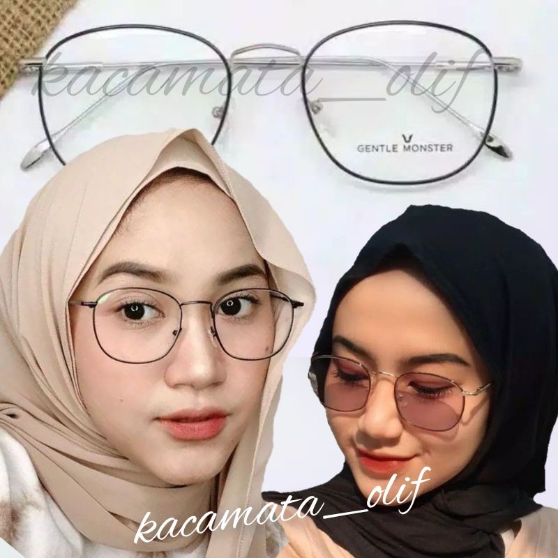 kacamata antiradiasi photocromic kacamata frame+lensa 8261 kacamata wanita pria kacamata 8261