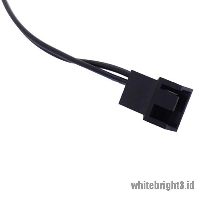 &lt; White3 &gt; Kabel Adapter Router Kipas DC 5521 Ke 4Pin PWM Bahan Tembaga Untuk Komputer PC