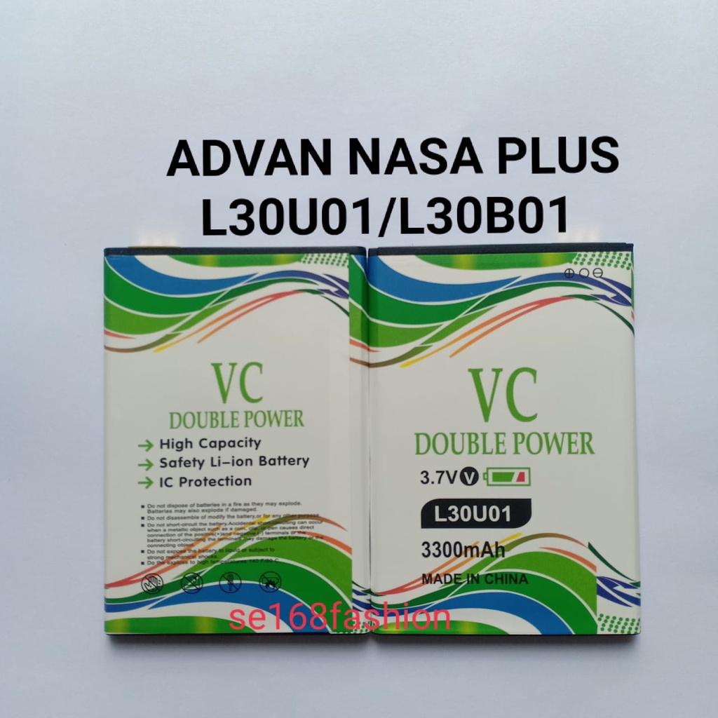 Baterai Advan NASA PLUS 5505 NASA PRO L30U01 L30B01 DOUBLE POWER Batre Batere Battery