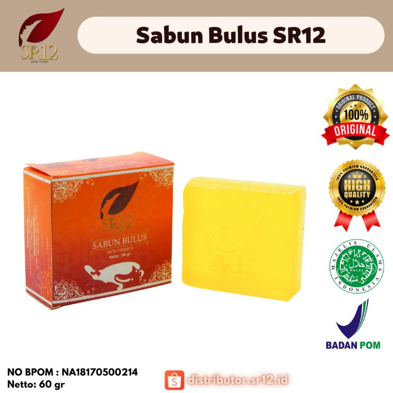Sabun Bulus Batang Sr12 Penghilang Bau Badan Bekas Luka Hitam Koreng Gatal Panu Strechmark Kadas Kur