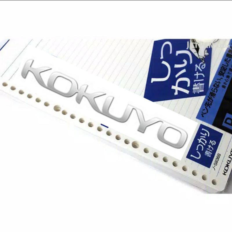 ISI BINDER Kokuyo Campus Loose Leaf Paper N-S836B -B5 -6mm Rule -26 Holes-100