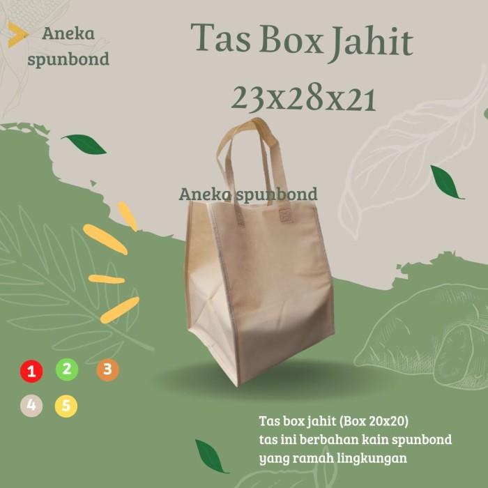 

Goodiebag Tas Spunbond Box Dus 20 Jahit Tebal