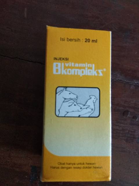 vitamin B kompleks 20 ml INJEKSI HEWAN injekvit B plex