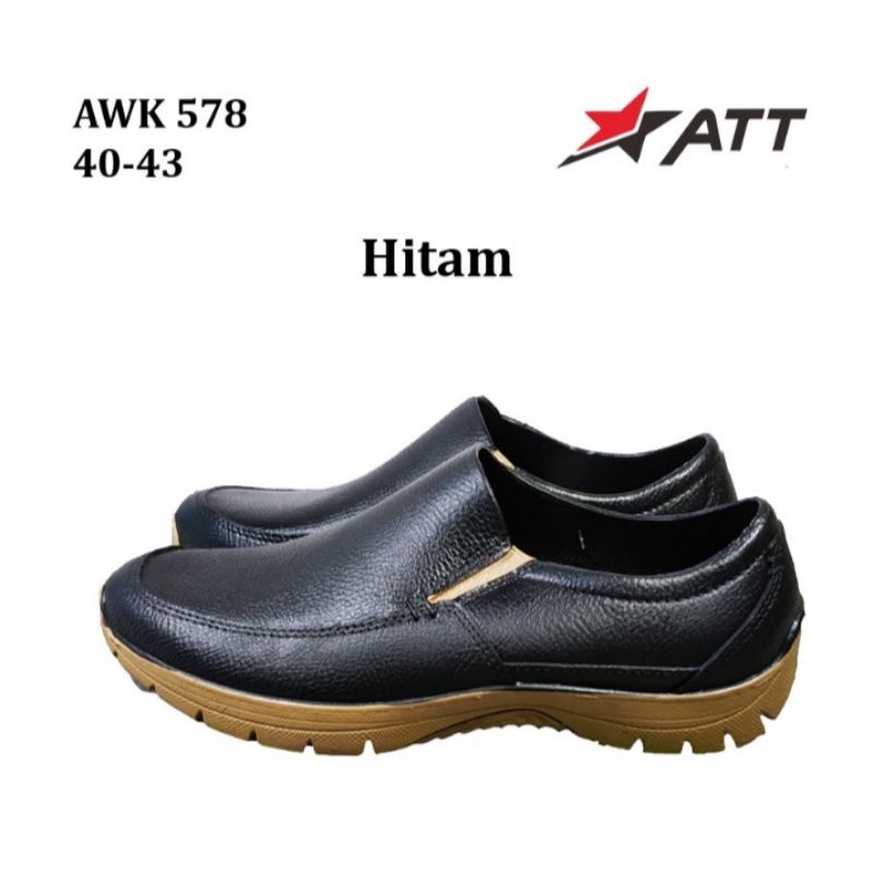 promo sepatu karet ATT pria dewasa warna hitam