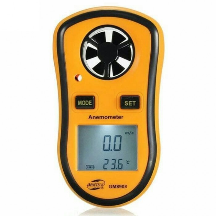 GM8908 Digital Wind Speed Anemometer - Alat Ukur Kecepatan Angin