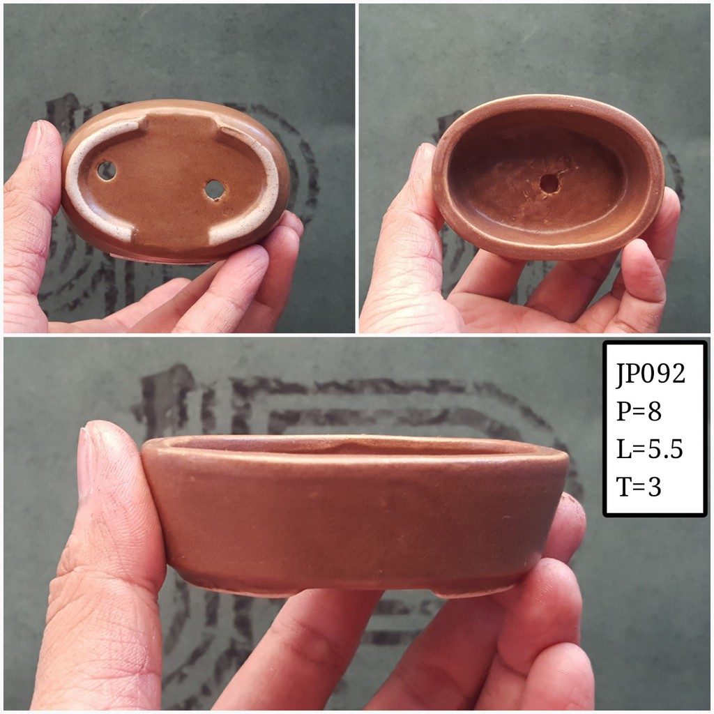 Pot Keramik Oval JP092