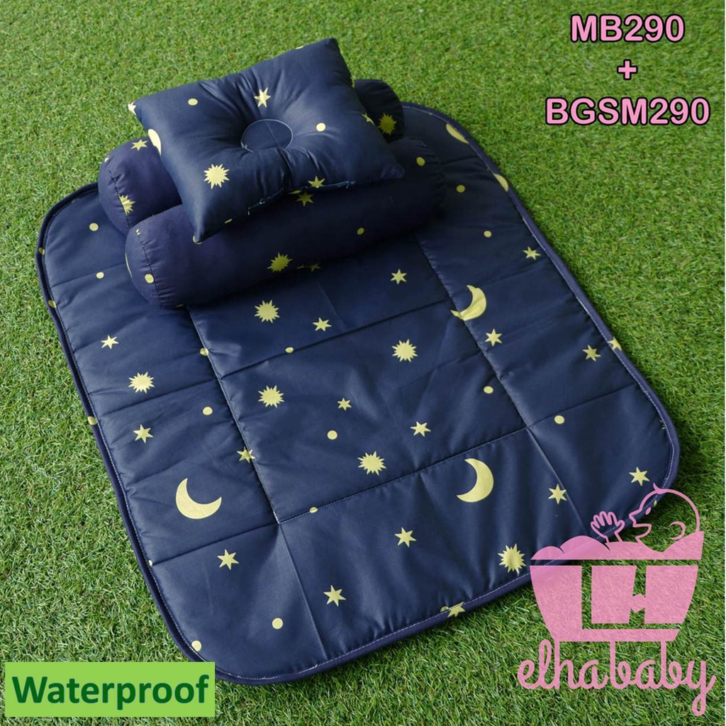 Elha Baby Grosir Matras Perlak Baby Anti Ompol Alas Tempat Tidur Bayi Set elhababy