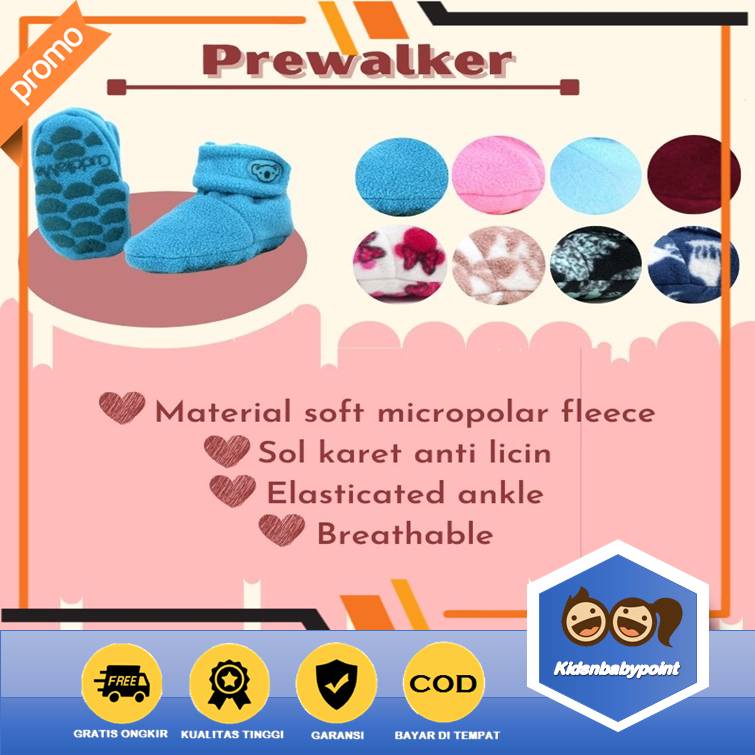 ( BISA COD ) Cuddleme Prewalker / Sepatu Bayi / Anti Slip / pre walker / cuddle me / 0 - 12 bulan baby shoes / 1 tahun sendal kaos kaki bayi anak laki laki perempuan sandal