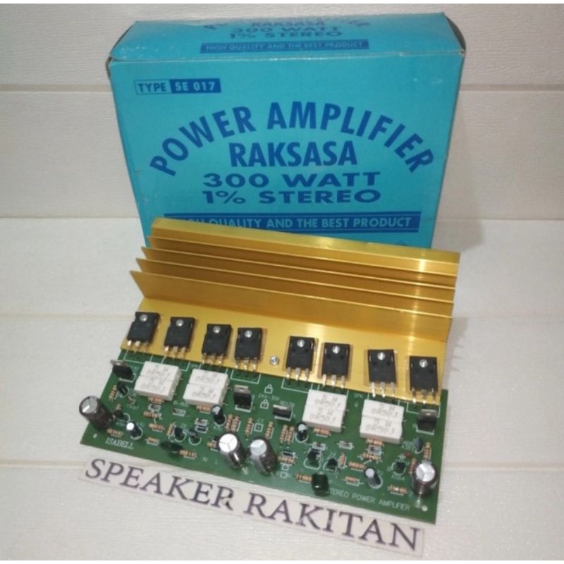 Kit Power Amplifier RAKSASA 300Watt Stereo