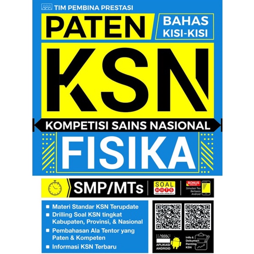 Paten Bahas Kisi-Kisi KSN Matematika, Fisika, Biologi & IPS SMP Kelas 7, 8, 9-Fisika