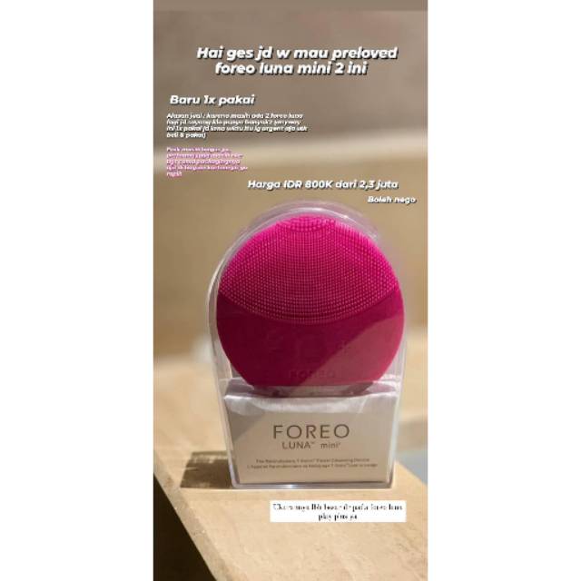 Dupe Foreo Luna Mini 2