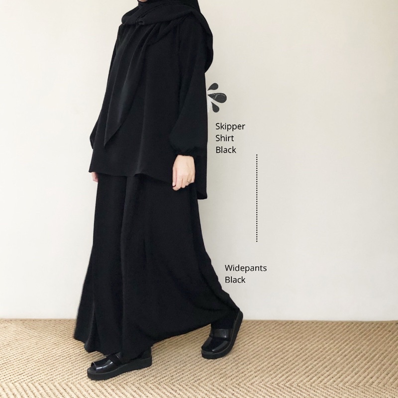Skipper Blouse + Widepants (dijual terpisah)-1