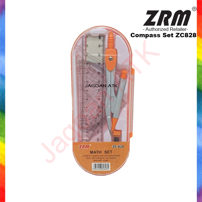 

Jangka Matematika Besi Set Komplit / Mathematical Compass Set ZRM ZC-828