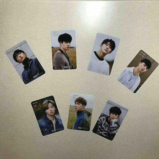iKON Transparent Photo Card Set 3