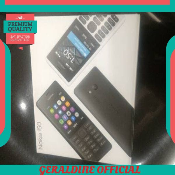 TERMURAH HP Nokia 150 Black Dual Sim Microsoft Kamera Memory