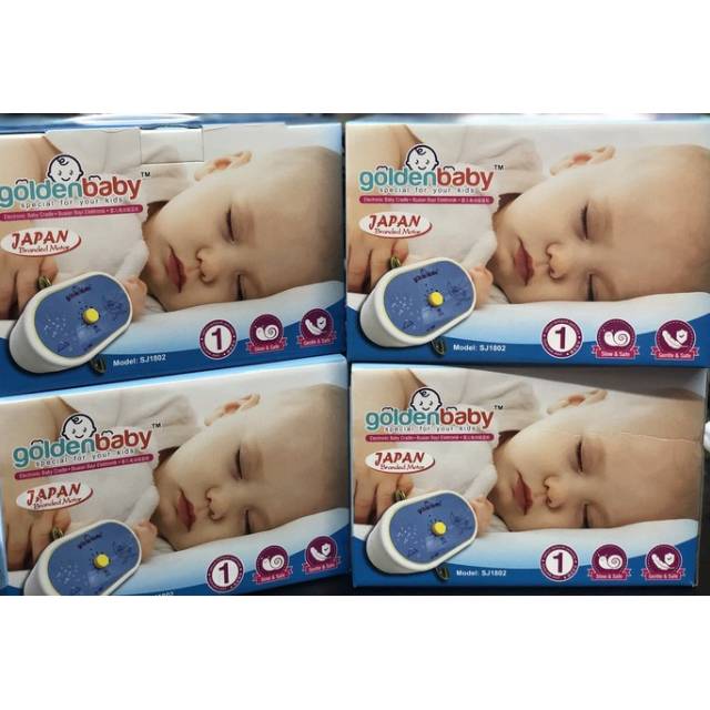 Mesin Ayunan Elektrik Golden Baby/Ayunan listrik Bayi/Buaian bayi otomatis dengan motor jepang