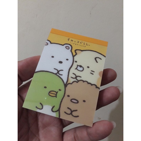 

Memo Kecil Sumikko Gurashi