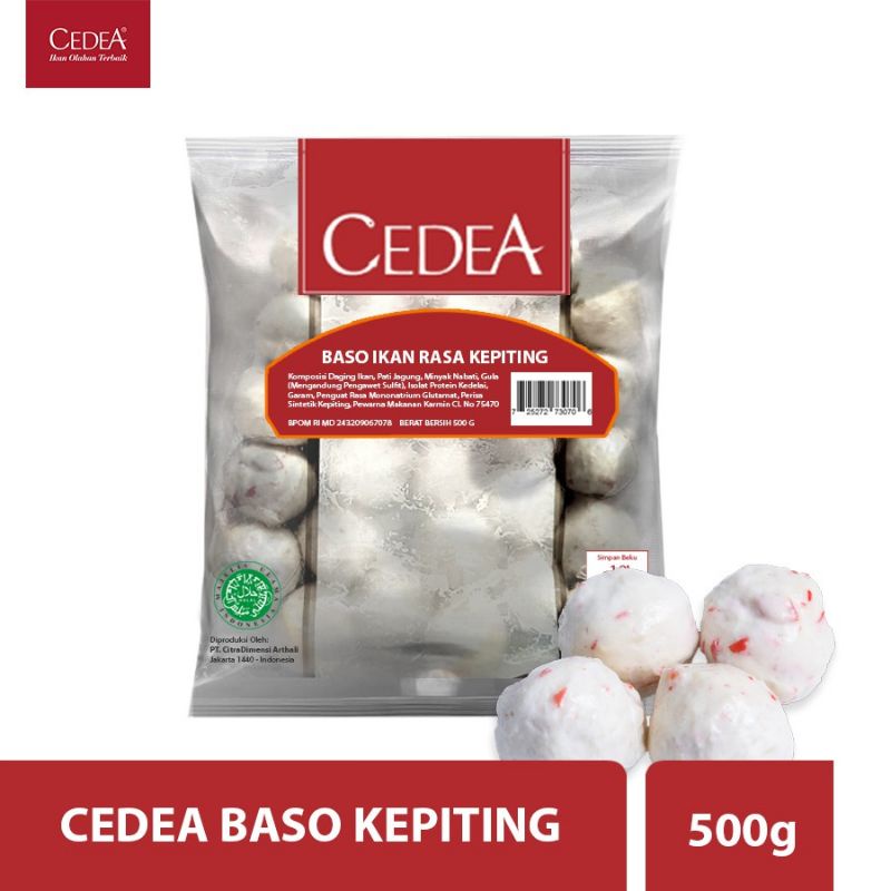 

Bakso kepiting Cedea 500gram