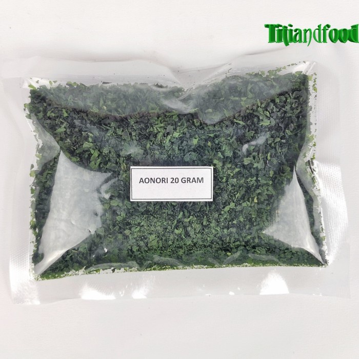 

ds001vv Aonori @20Gram. Nori Bubuk Ao Nori. Nori Taburan Takoyaki Fsfs201