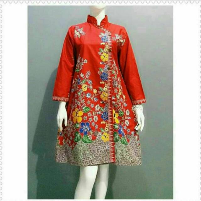 Tunik batik Ld 120 Batik Tunik Ld 120 jumbo 4