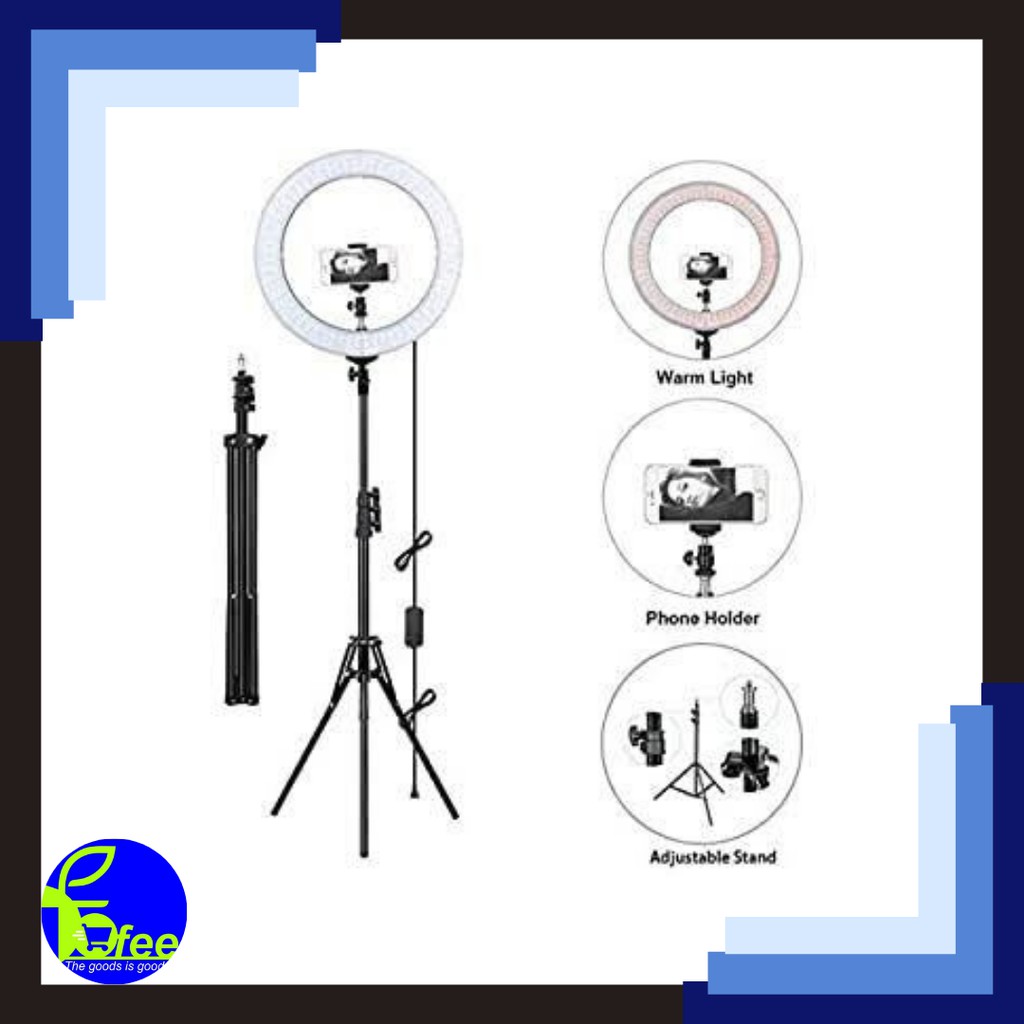 [IMPORT] PAKET RING LIGHT 26CM + TRIPOD 2M