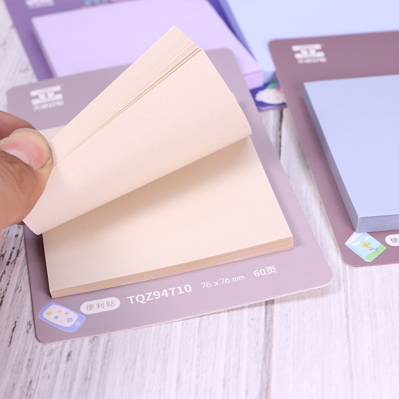 KENSHO Sticky Notes Warna Pastel Polos Aesthetic Import Korea / Stick Note / Sticker Penanda Import / Memo Tempel