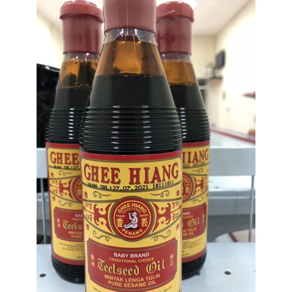 GHEE HIANG SESAME OIL 300 ML ( MINYAK WIJEN MERK BABY GHEE HIANG )