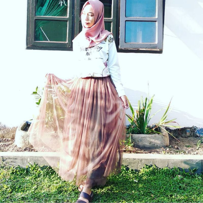 ROK TUTU PANJANG PREMIUM / ROK TUTU  TILE TERBARu