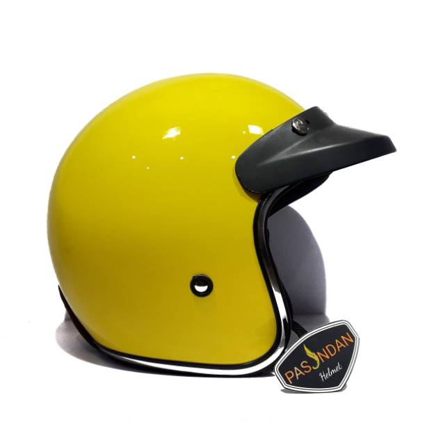 Helm Bogo Clasic JP/JPX Yellow Lemon Gloss