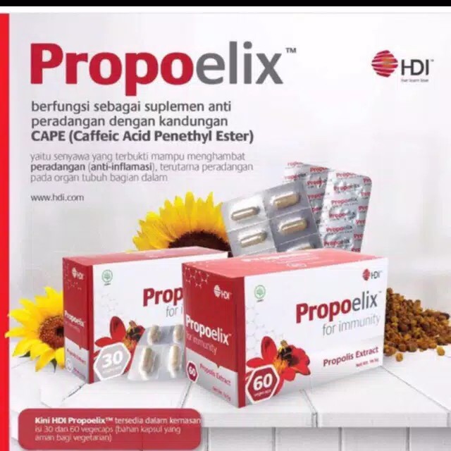 

HDI Propoelix / suplemen daya tahan tubuh 100% herbal