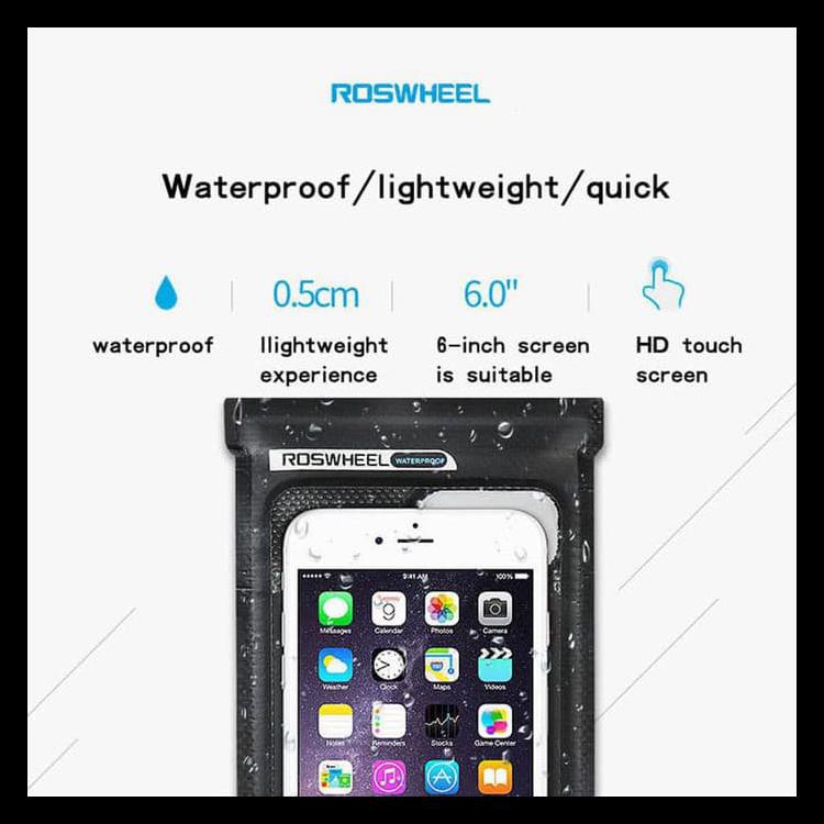 Tas Holder Hp Waterproof Handlebar Sepeda - Roswheel