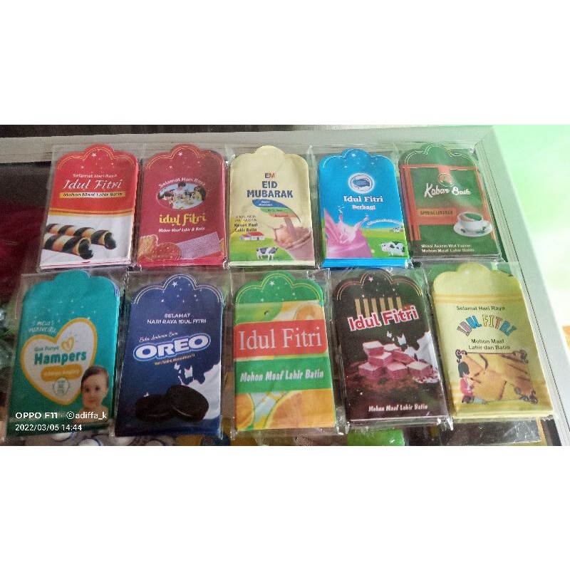 

Amplop Lebaran Motif Snack