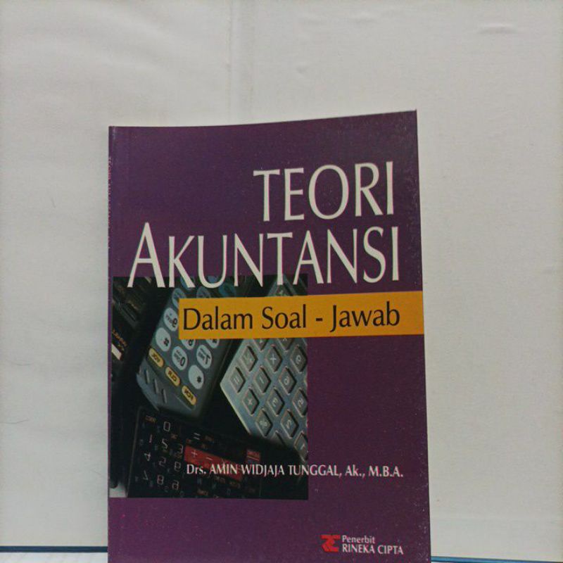 Jual Buku Teori Akuntansi Dalam Soal-jawab | Shopee Indonesia