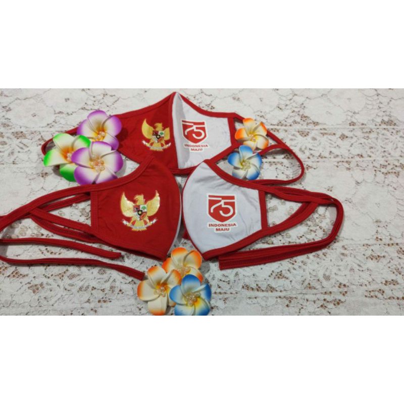 masker merah putih 2 logo