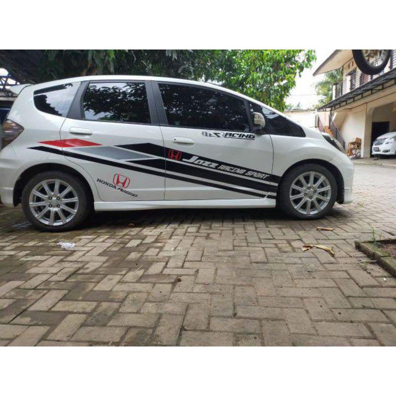 Stiker mobil Honda jazz Stiker cutting mobil honda jazz keren