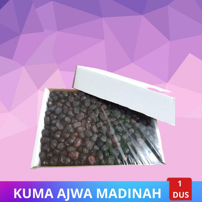 

KURMA AJWA 5KG GRADE 3 / KURMA NABI / AJWA JUMBO / OLEH-OLEH UMROH DH654636E